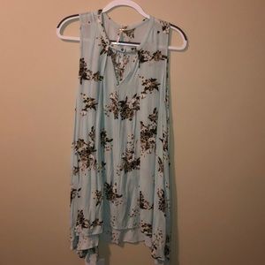 Blue Floral Free People Dress